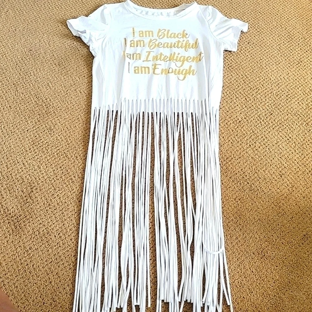 GRAPHIC Novelty Fringe Short Sleeve Shirt - Picture 2 of 4